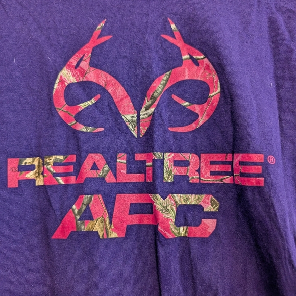 Purple realtree long sleeve shirt with pink camo - Picture 3 of 4